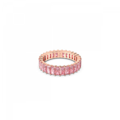 Swarovski® 'Matrix' Women's Gold Plated Metal Ring - Rose 5647589