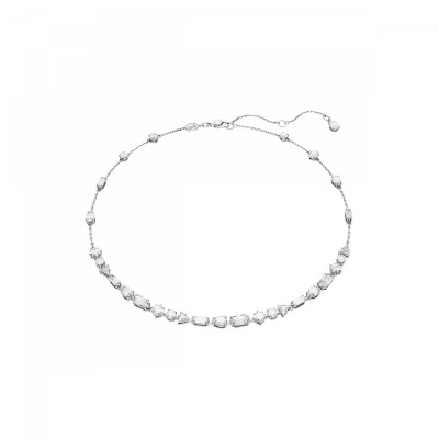 Swarovski® 'Mesmera' Women's Base Metal Necklace - Silver 5676989