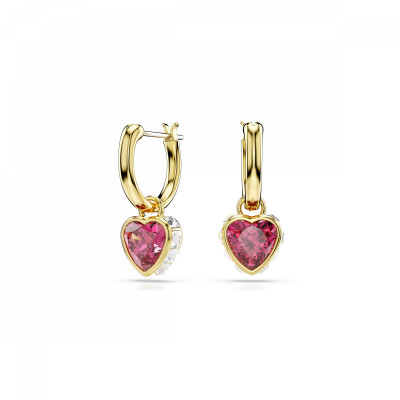 Swarovski® 'Chroma' Women's Gold Plated Metal Drop Earrings - Gold 5684760