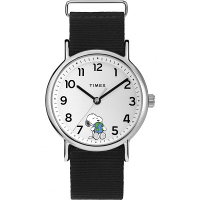 Timex® Analogue 'Weekender X Peanuts' Unisex's Watch TW2V07000