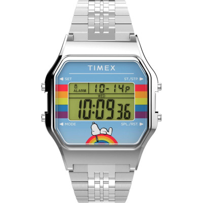 Timex® Digital 'Peanuts Timex 80' Unisex's Watch TW2V61300