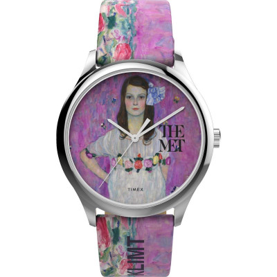 Timex® Analogue 'The Met X Klimt' Women's Watch TW2W24900