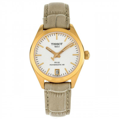Tissot® Analogue 'Pr 100 Powermatic 80' Women's Watch T1012073603100