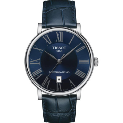 Tissot® Analogue 'Carson Premium Powermatic 80' Men's Watch T1224071604300