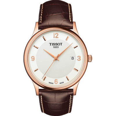 Tissot® Analogue 'Rose Dream 18k' Men's Watch T9144107601700