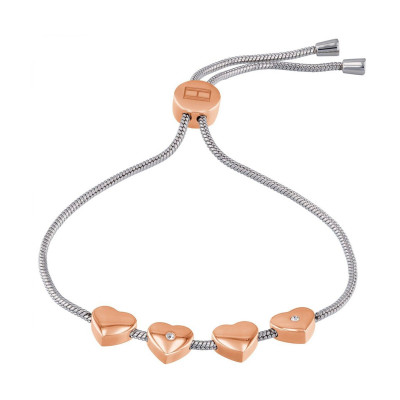 Tommy Hilfiger® Women's Stainless Steel Bracelet - Silver/Rosegold 2780122