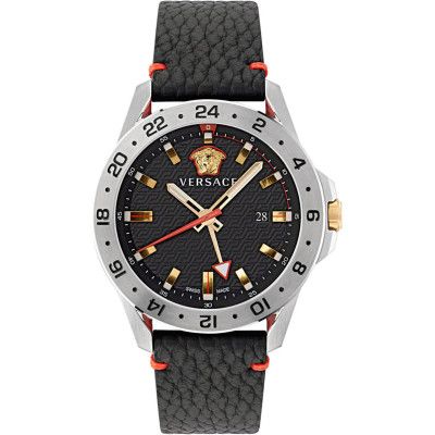 Watch Time Analogue \'Greca Men\'s Versace® Gmt\' €820 | VE7C00123