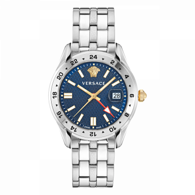 Versace® Analogue 'Greca Time Gmt' Men's Watch VE7C00523