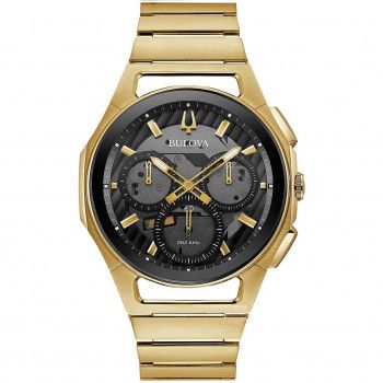 Bulova® Chronograph 'Curv' Men's Watch 97A144