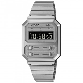 Casio® Digital 'Vintage' Men's Watch A100WE-7BEF