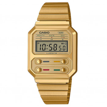 Casio® Digital 'Vintage' Men's Watch A100WEG-9AEF