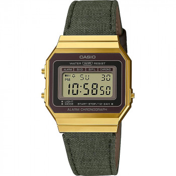 Casio® Digital 'Vintage' Unisex's Watch A700WEGL-3AEF