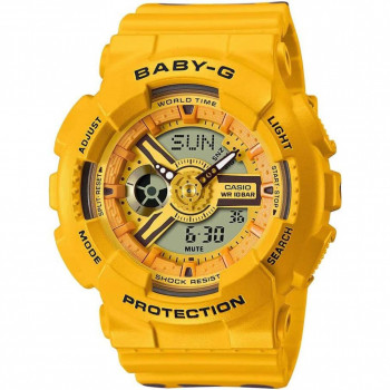 Casio® Analogue-digital 'Baby-g Summer Lover Honey' Women's Watch BA-110XSLC-9AER