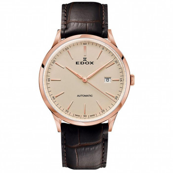Edox® Analogue 'Les Vauberts' Men's Watch 80106 37RC BEIR