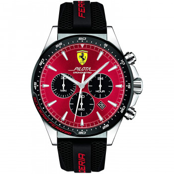 Ferrari® Chronograph 'Pilota' Men's Watch 0830595