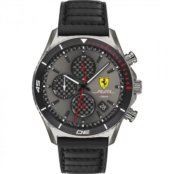 Ferrari® Chronograph 'Pilota Evo' Men's Watch 0830773