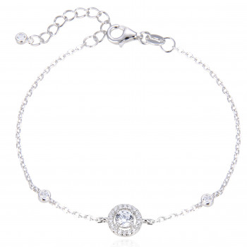 Gena® 'The One' Women's Sterling Silver Bracelet - Silver GB307S-W