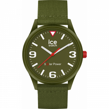 Ice Watch® Analogue 'Ice Solar Power - Khaki Tide' Unisex's Watch (Medium) 020060