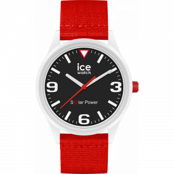 Ice Watch® Analogue 'Ice Solar Power - Red Tide' Unisex's Watch (Medium) 020061