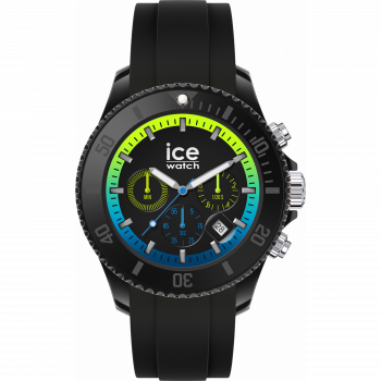 Ice Watch® Chronograph 'Ice Chrono - Black Lime' Men's Watch (Extra Large) 020616