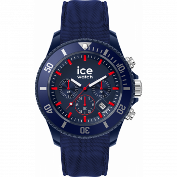 Ice Watch® Chronograph 'Ice Chrono - Dark Blue Red' Men's Watch 020622