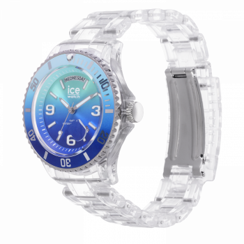 Ice Watch® Analogue 'Ice Clear Sunset - Turquoise' Unisex's Watch (Medium) 021435