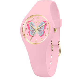 Ice Watch® Analogue 'Ice Fantasia - Butterfly Rosy' Girls's Watch (Extra Small) 021954