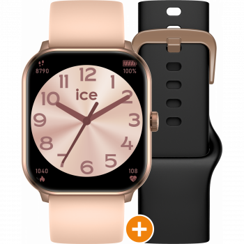 Ice Watch® Digital 'Ice Smart - Ice 1.0 - Rg - 2 Bands - Nude - Black' Unisex's Watch 022250