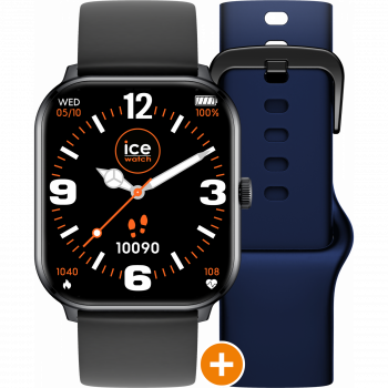 Ice Watch® Digital 'Ice Smart - Ice 1.0 - Black - 2 Bands - Black - Navy' Unisex's Watch 022253