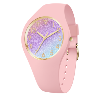 Ice Watch® Analogue 'Ice Glitter - Pink Cosmic' Girls's Watch (Small) 022569