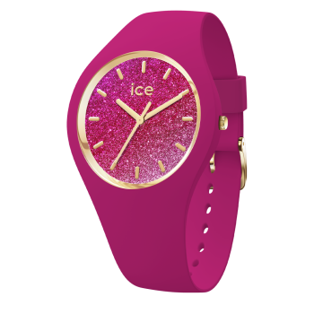 Ice Watch® Analogue 'Ice Glitter - Fuschia Pink' Girls's Watch (Small) 022575