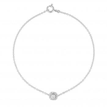 Orphelia® Women's Bracelet - White AD-1027