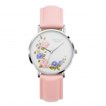 Analogue 'Floral' Women's Watch OF711815