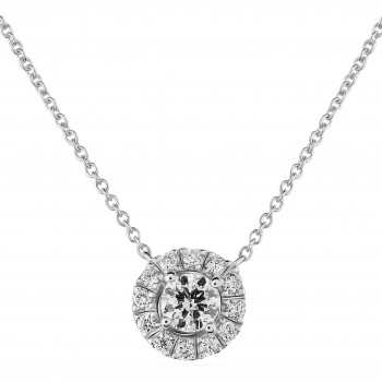 Whitegold 18 C Chain with Pendant KD-2029
