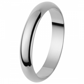 Unisex's Whitegold 9C Wedding ring - Silver OR110/35/NY/52
