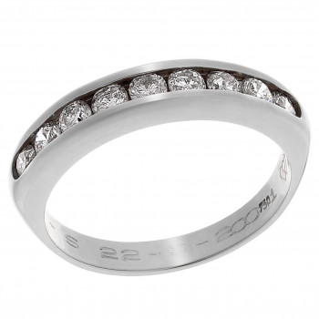Orphelia® Women's Whitegold 18C Ring - Silver RD-3003/1