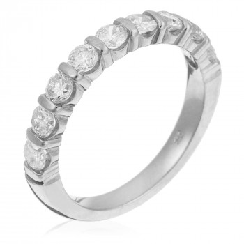 Orphelia® Women's Whitegold 18C Ring - Silver RD-3013/1