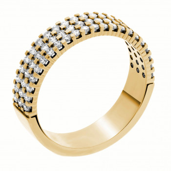 Orphelia® Women's Yellow gold 18C Ring - Gold RD-3021