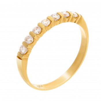 Orphelia® Women's Yellow gold 18C Ring - Gold RD-3023