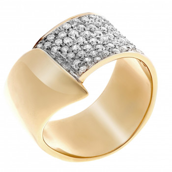Orphelia® Women's Yellow gold 18C Ring - Gold RD-3283