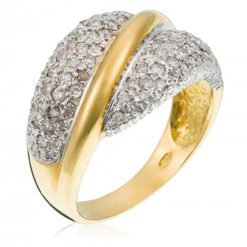 Orphelia® Women's Yellow gold 18C Ring - Gold RD-33066