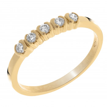 Orphelia® Women's Yellow gold 18C Ring - Gold RD-33213