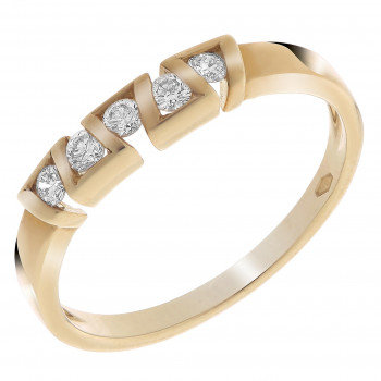 Orphelia® Women's Yellow gold 18C Ring - Gold RD-33214
