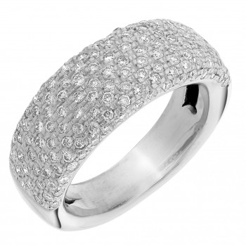 Orphelia® Women's Whitegold 18C Ring - Silver RD-3396