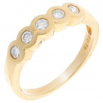 Orphelia® Women's Yellow gold 18C Ring - Gold RD-3853