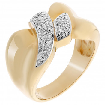 Orphelia® Women's Yellow gold 18C Ring - Gold RD-3880