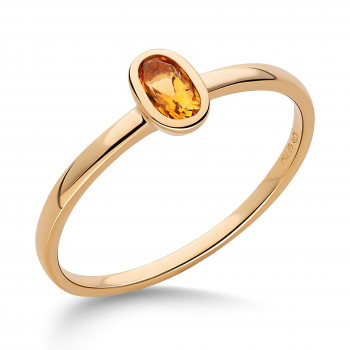 Orphelia® Women's Yellow-Gold 18K Ring RD-3926/CIT #1