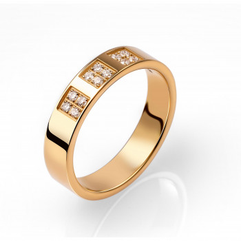 Orphelia® Women's Yellow gold 18C Ring - Gold RD-B1266/45/DJ