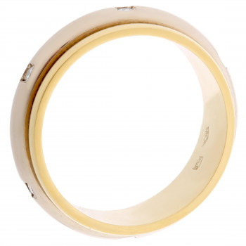 Orphelia® Women's Yellow gold 18C Ring - Gold TRD-DA15/B/DE