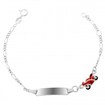 Child Unisex's Sterling Silver Bracelet - Silver ZA-7153